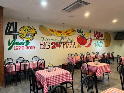 Bruno's home of the 24 Pizza