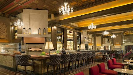 OAK Long Bar + Kitchen