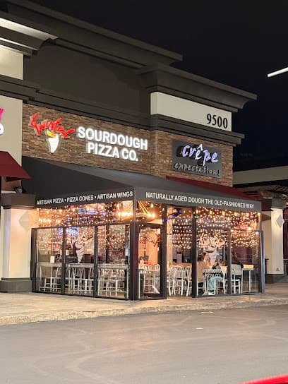 Twisted Sourdough Pizza